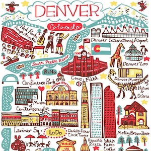 Denver Postcard by Julia Gash