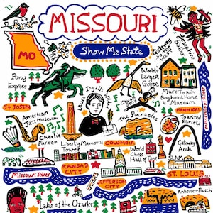 Carte postale du Missouri par Julia Gash