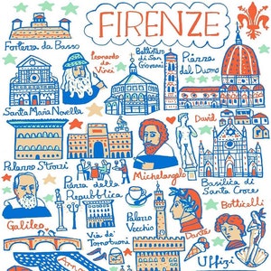 Firenze Greeting Card by Julia Gash