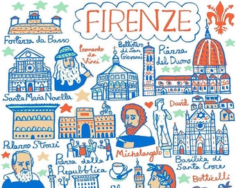 Carte de vœux Firenze par Julia Gash