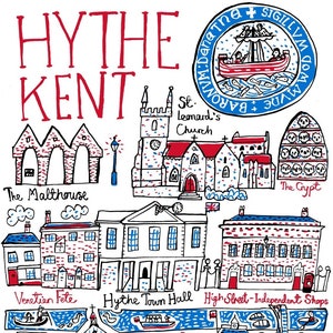 Hythe, Kent Art Print by Julia Gash image 1