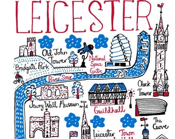 Leicester Art Print by Julia Gash