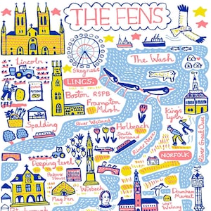 The Fens Art Print by Julia Gash