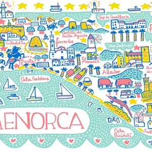 Menorca Postkarte von Julia Gash