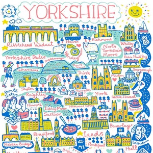 Cartão postal de Yorkshire por Julia Gash