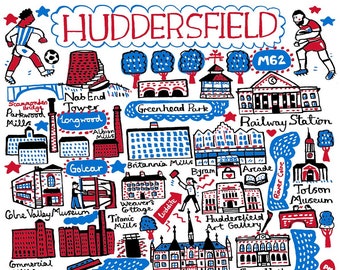 Huddersfield Art Print by Julia Gash