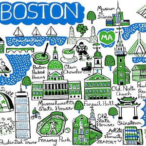 Boston Art Print by Julia Gash