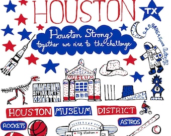 Houston Postcard by Julia Gash