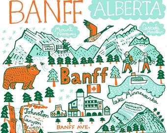Banff Art Print by Julia Gash