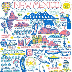 Cartolina del Nuovo Messico di Julia Gash