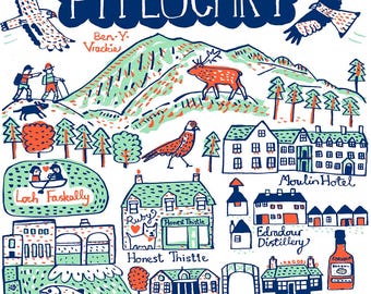 Pitlochry Postcard by Dasher