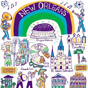 Cartolina di New Orleans di Julia Gash