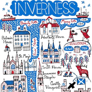 Cartão postal de Inverness por Julia Gash