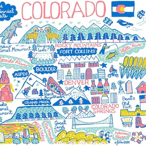Colorado Kunstdruck von Julia Gash