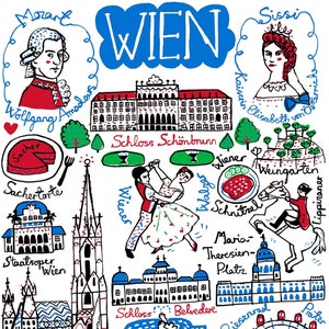Carte postale de Vienne par Julia Gash