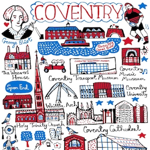 Coventry Postkarte von Julia Gash