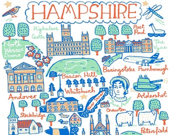 Hampshire Art Print by Julia Gash