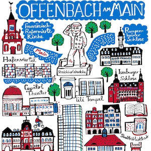Postal de Offenbach am Main de Julia Gash