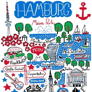 Hamburg Art Print by Julia Gash