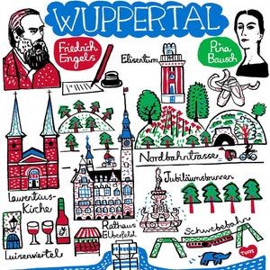 Carte postale de Wuppertal par Julia Gash