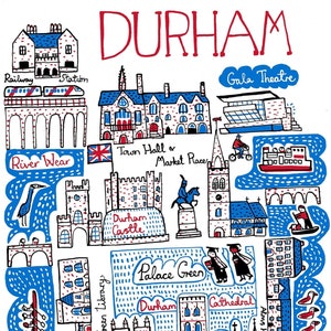 Durham Art Print by Julia Gash
