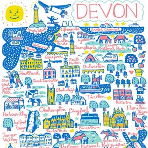 Postal de Devon de Julia Gash