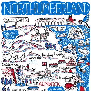 Northumberland Kunstdruck von Julia Gash
