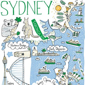 Sydney Postkarte von Julia Gash