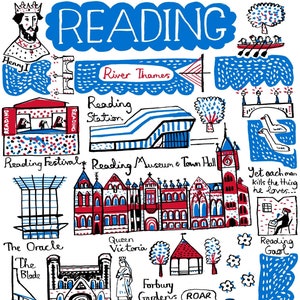 Carte postale de lecture par Julia Gash