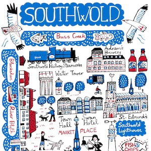 Southwold Kunstdruck von Julia Gash