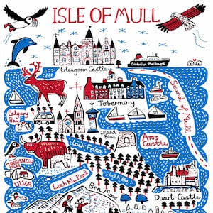 Cartolina dell'isola di Mull di Julia Gash