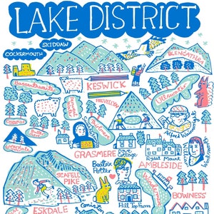Lake District Art Print by Julia Gash