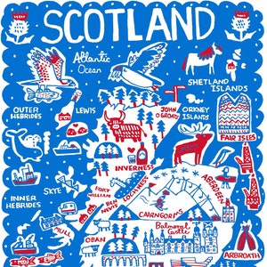 Schottland Postkarte von Dasher
