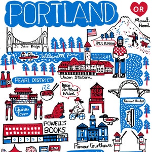 Carte postale de Portland par Julia Gash