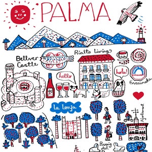 Palma Kunstdruck von Julia Gash