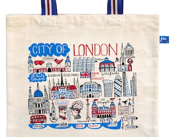 City of London Natural Canvas Tote Bag by Julia Gash