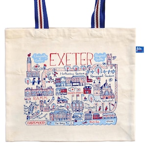 Exeter Natural Canvas Tote Bag by Julia Gash