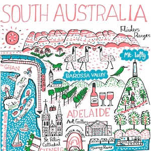 Briefkaart Zuid-Australië door Julia Gash