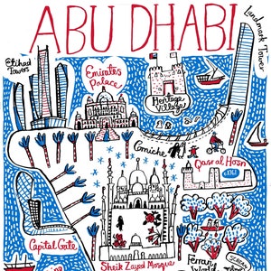 Wenskaart Abu Dhabi door Julia Gash