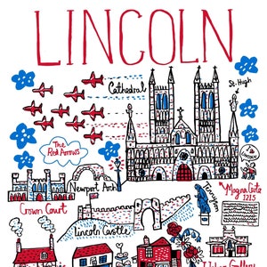 Lincoln Postkarte von Julia Gash