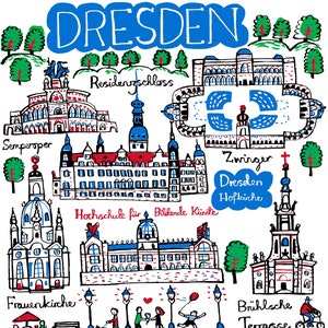 Dresden Art Print by Julia Gash