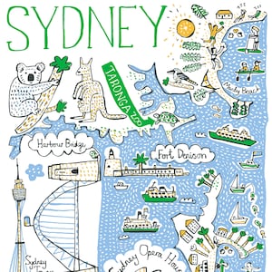 Sydney Grußkarte von Julia Gash