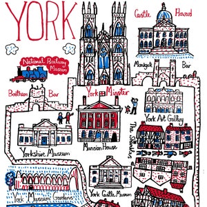 York Art Print by Julia Gash