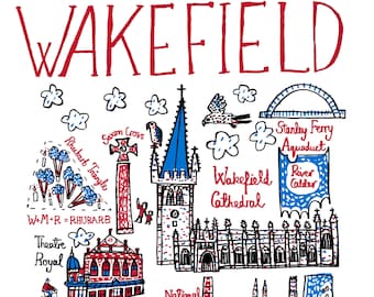 Wakefield Art Print by Julia Gash