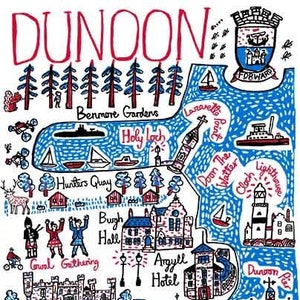 Dunoon Grußkarte von Julia Gash