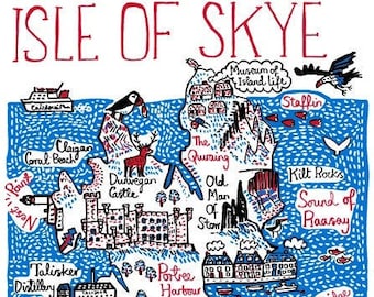Isle of Skye Postcard by Julia Gash