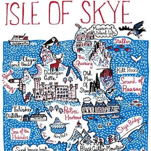 Cartolina dell'Isola di Skye di Julia Gash