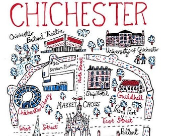 Chichester Art Print by Julia Gash