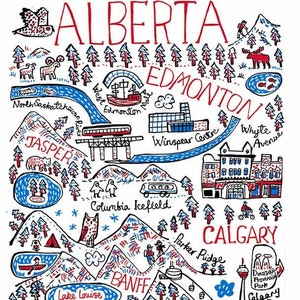 Cartão comemorativo de Alberta por Julia Gash
