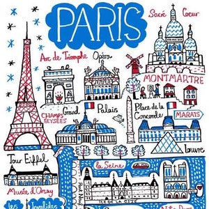 Paris Greeting Card by Julia Gash